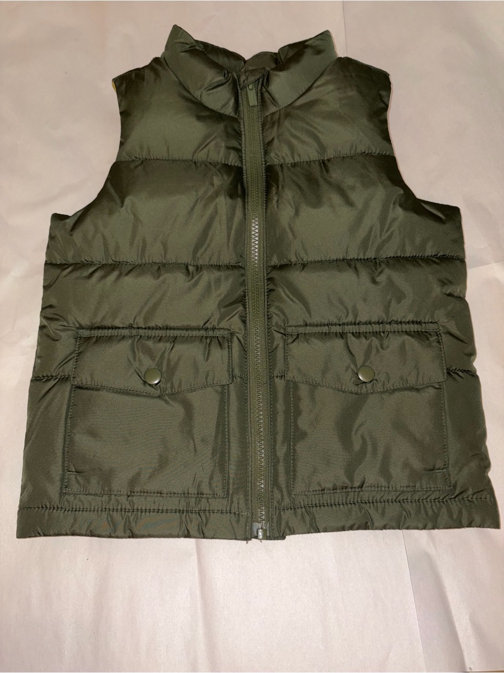 Old Navy Kids Olive Puffer Vest
